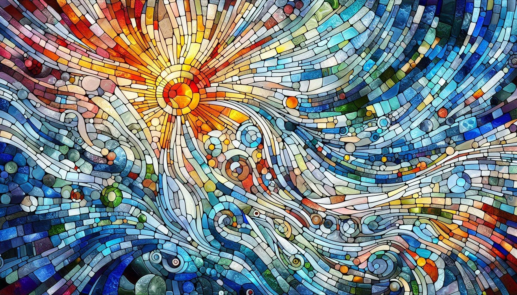 Abstract mosaic